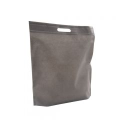 Non-woven taske med udstansede håndtag grå