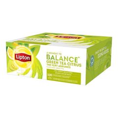Lipton te Green Tea Citrus Stor pakke