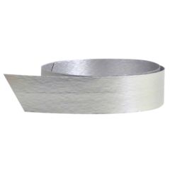 Polybånd mat metallic sølv