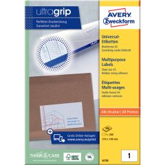 Avery etiketter A5 Ultragrip