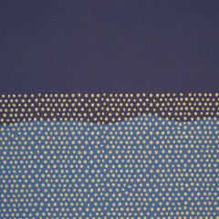 Gavepapir Half Dots Blue/Gold