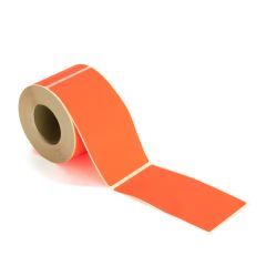 Etiket Neon orange