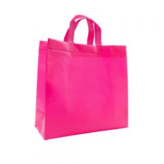 Shopper non-woven cerise