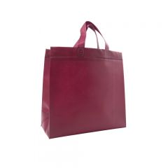 Shopper non-woven bordeaux