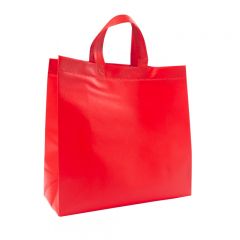 Shopper non-woven rød