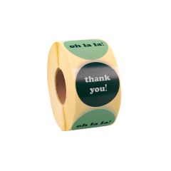 Etiket Oh la la / Thank you Fair green