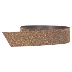Polybånd glitter chokolade