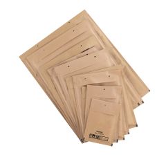 Brun Boblekuvert af 100% genbrugs papir
