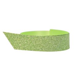 Polybånd glitter grøn