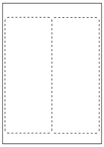 Fragtlabel laser 105 x 220 mm